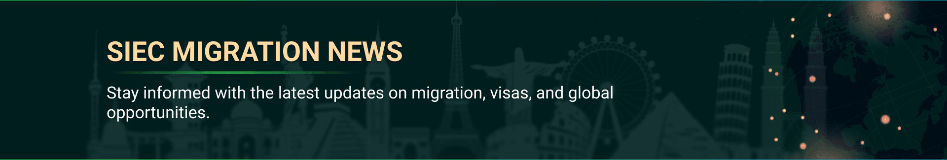 SIEC Migration News Banner